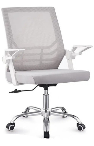 Silla De Oficina Exahome Ergonomica Gris Diseño Premium Material Del Tapizado Mesh