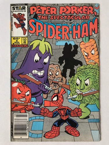 Peter Porker The Spectacular Spiderham #6 Marvel Comics 1986 (Usado)