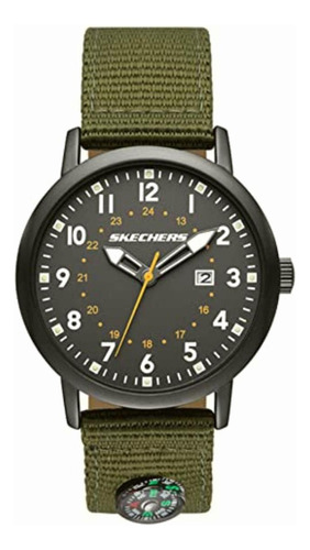 Reloj Skechers Sr5182 Parkhurst De Lona En Color Verde Para