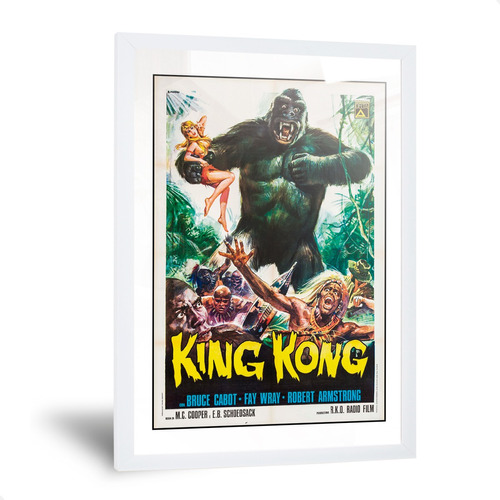 Cuadros King Kong Poster Peliculas Viejas Cine Vintage 35x50