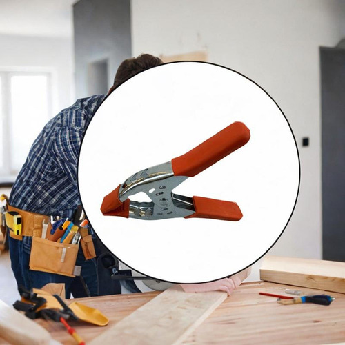 Spring Clamp Heavy Duty, Resistente, 6 Pulgadas, Naranja