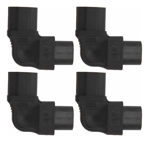 Adaptador De Extensión De Alimentación De 90 Grados, 4 Pieza