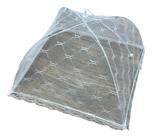 Imagen 3 de 4 de Cubre Alimentos Anti Insectos Campana De Tul Protectora