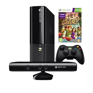 Microsoft Xbox 360 + Kinect E 4GB Standard cor preto