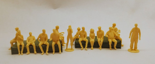 Figura Persona Escala 1/43 X 1 Unidad Maqueta Miniatura 3d