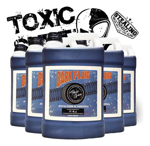 Toxic Shine | Dark Fluid | Acond Cubierta Briilante | Galon