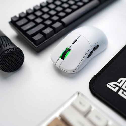 Mouse Gamer, Fantech Helios Xd3 V2, Inalámbrico, Rgb Color Blanco
