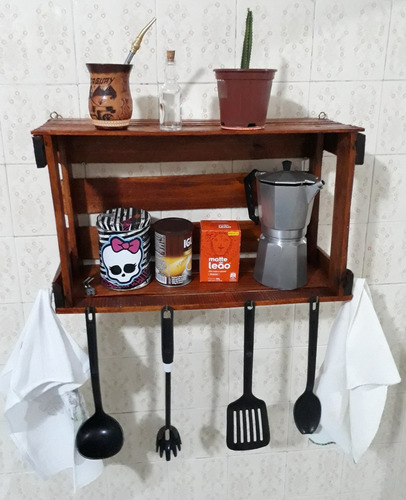 Caixote Prateleira Porta Temperos Armário