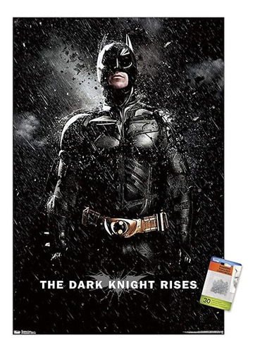 Dc Comics Movie The Dark Knight Rises Póster De Pared De