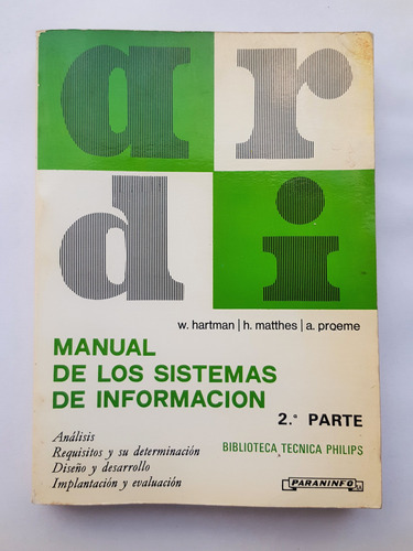 Manual De Los Sistemas De Informacion Hartaman Matthes Proem