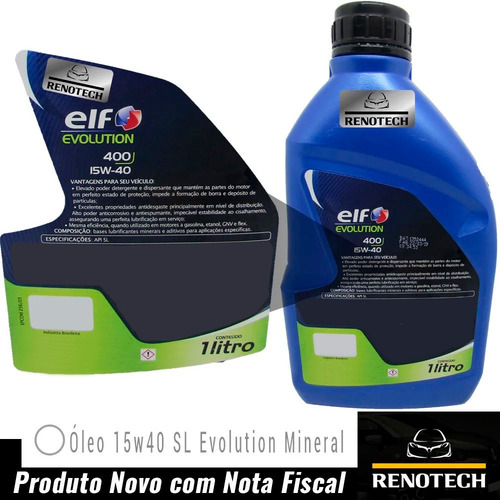 Oleo 15w40 Sl Evolution Elf Mineral 3x 197323