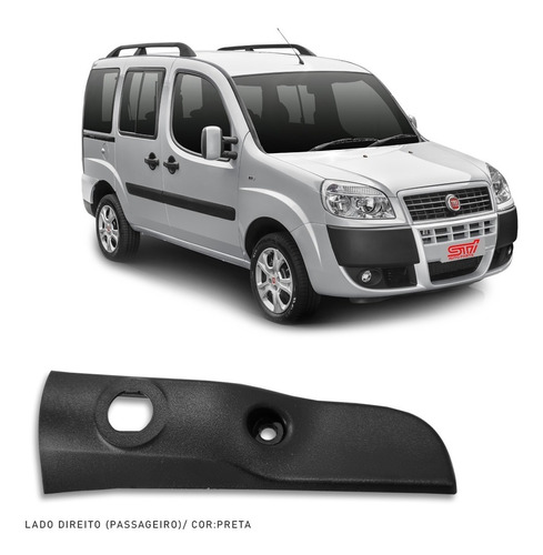 Acabamento Retrovisor C/ Furo Direito Fiat Doblo 2017 Novo