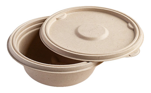 Bowl Compostable 500 Ml, Envase, Pakaging, Caja 600 Uni