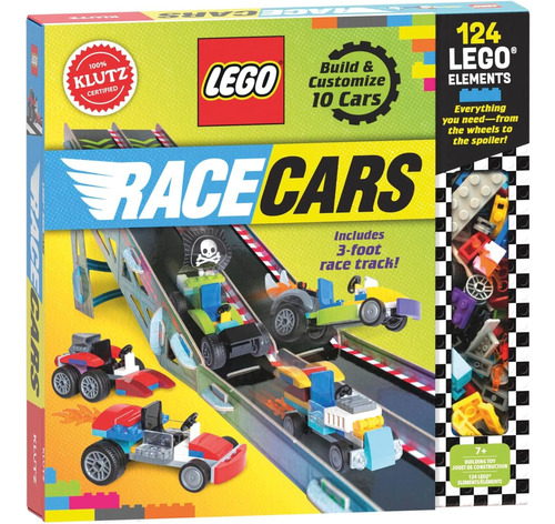 Lego Klutz Race Cars 124pcs, Pista Y Libro