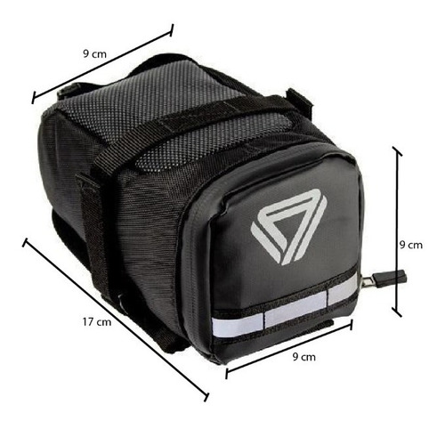 Imagen 2 de 2 de Bolso Trasero Para Asiento De Bicicleta Gw Impermeable