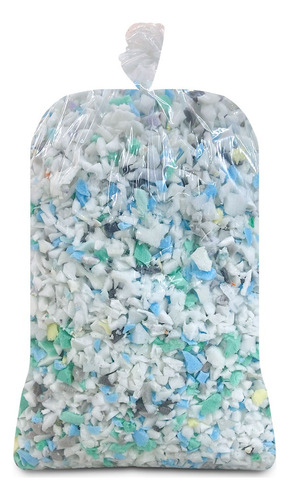 Flocos De Espumas Retalho Enchimento Almofada Puff Travesseiro 1kg