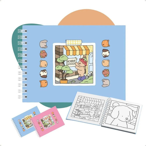 Children's Coloring Books + Cans 80 Colors