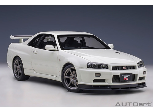 Imagem 3 de 6 de Miniatura Nissan Skyline Gt-r (r34) - Auto Art 1/18