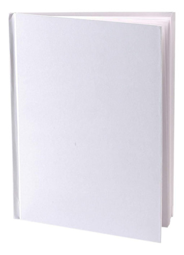 Libros En Blanco Con Cubierta Blanca 6 Pulgadas Ancho X 8 Pu