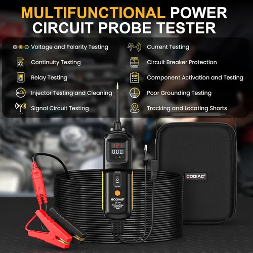 Probador De Circuitos Automotriz Godiag Gt101 - Punta Lógica