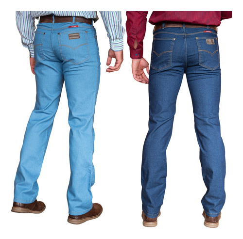 Kit 2 Calça Jeans Country Masculina Estilo Rodeio Ref: 045