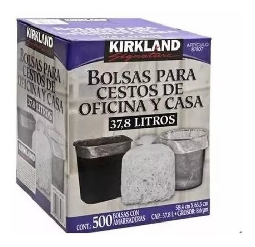 Bolsas Para Basura Bote Cestos De Oficina 1 Cajas De 500 Pz