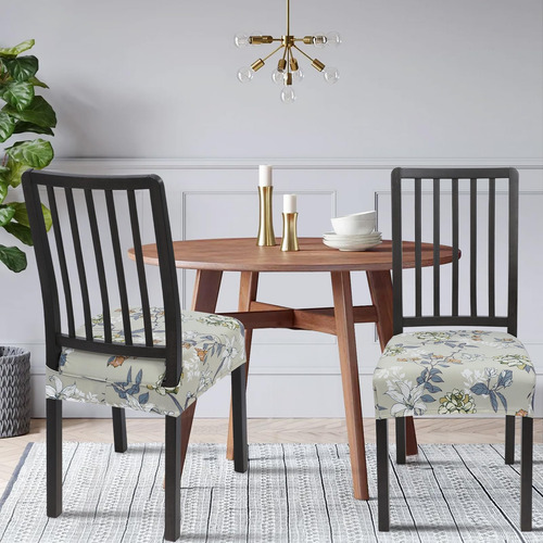 Juego De 6 Fundas Elásticas Lavables Para Sillas De Comedor