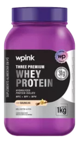 Wepink Whey Protein Sabor Baunilha Wpink 31g Proteína