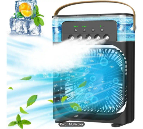 Aire Lavado Portátil Con Humidificador Y Temporizador Blanco