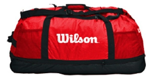 Bolso Deportivo Viaje Gimnasio Entrenamiento Wilson Sidney Color Rojo