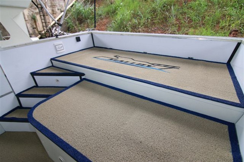 Lancha Cabinada De Alumínio Malloy Modelo Fly 410 Full