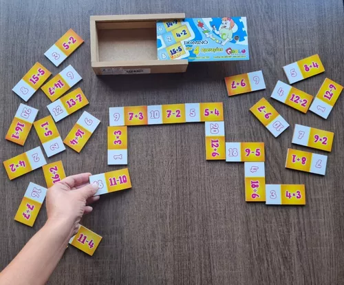 Dominó de Operação- Multiplicação Jogo Educativo Pedagógico - Tralalá 4 Kids