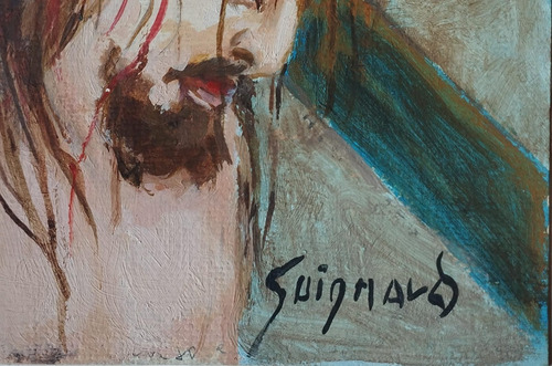 Guignard, Óleo Sobre Cartão, 13cm X 15cm, B8 R1 (Usado)
