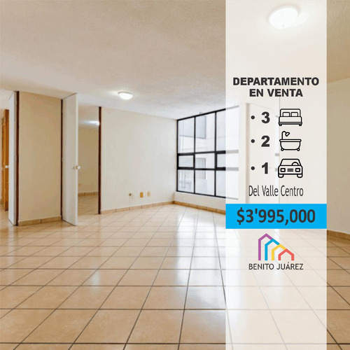 Departamento En Venta Amores En Del Valle Centro