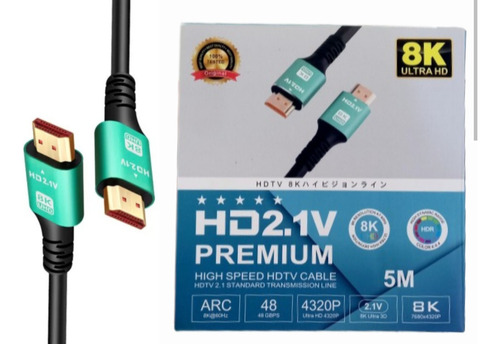 Cable Hdmi A Hdmi 8k Version 2.1 5mts 