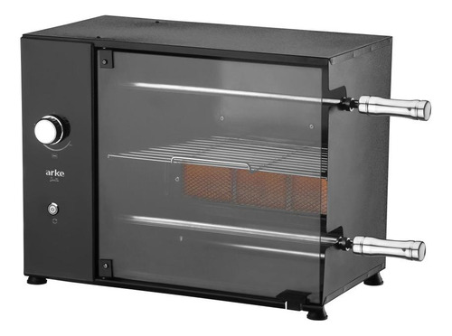Churrasqueira A Gás Rotativa Arke Duetto 2 Espetos Glp 220v
