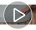Juego De 3 Alfombras De Baño Lavables Gris Pardo