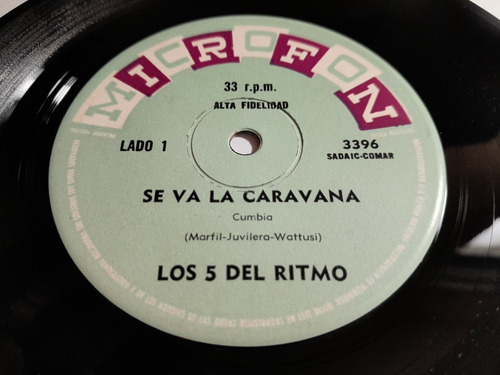 Simple - Los 5 Del Ritmo - Se Va La Caravana / Besar - 1968