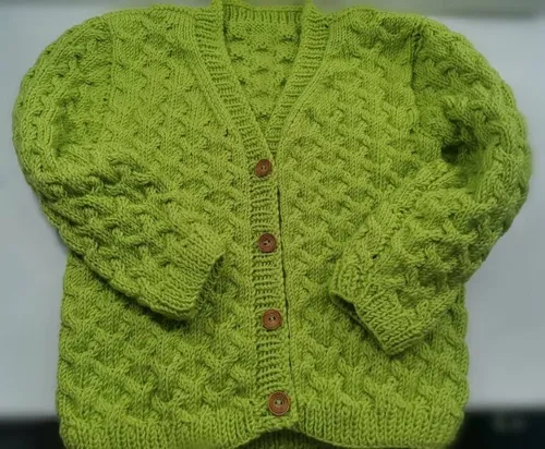 Sueter Tejido Para Ni o De 2 A os Color Verde Cuotas sin inter s