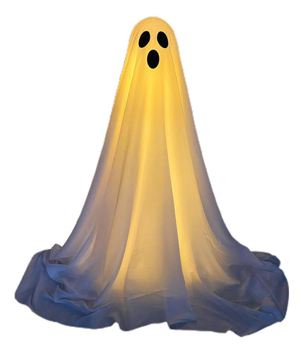 Fantasma De Pie Iluminado De Halloween Fantasmas De Tela