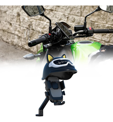 Soporte De Teléfono Para Motocicleta Con Cubierta Superior