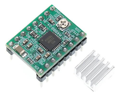 Kit De Tarjeta Cnc Shield V3 + 4 Drivers A4988 Con Disipador