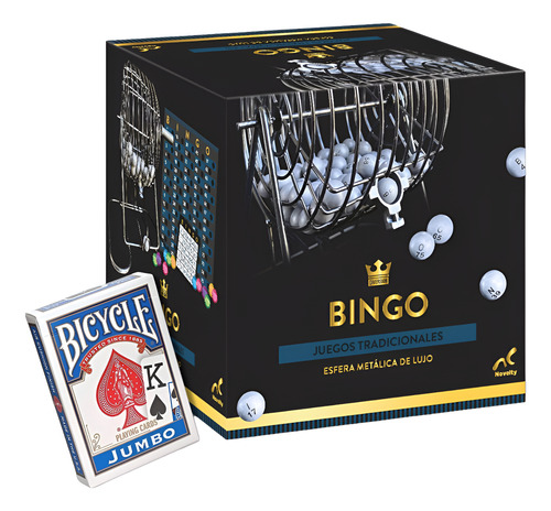 Juego De Mesa Set Bingo Foil Y Baraja Bicycle Jumbo