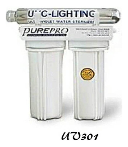 Filtro Purificador De Agua  Doble Con Uv Purepro Mod Uv 301