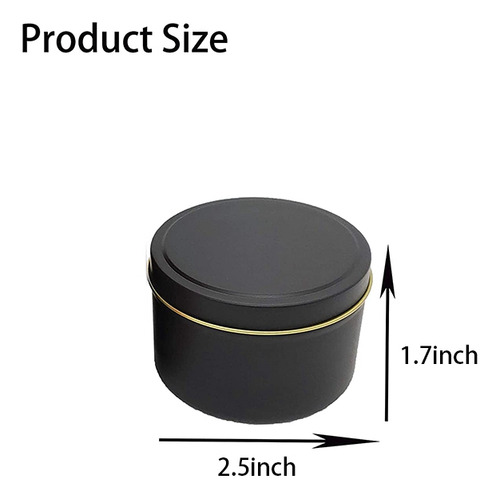 Latas Para Velas, 24 Piezas, Recipientes De Metal Para Velas