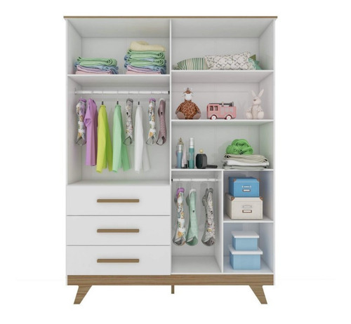Imagem 8 de 10 de Quarto De Bebê Completo Com Cômoda, Berço E Guarda Dj