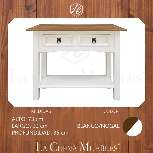 Imagen 2 de 8 de Aparador Bn- Bargueño - Madera - Mesa De Arrime - Living Lcm