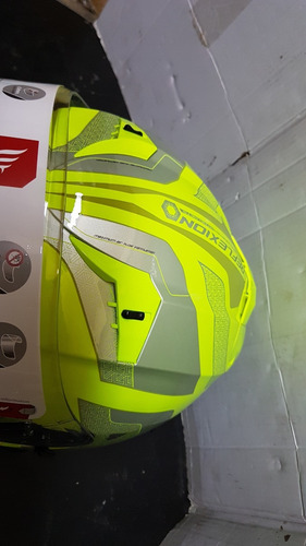 Casco Mt Blade Sv Reflexion Amarillo Fluo Gris Talle L