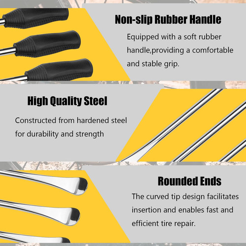 Cucharas De 37 Cm Para Cambiar Neumáticos De Motocicleta