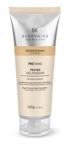 Imagem 1 de 4 de Gel Facial Fixador De Maquiagem Primer Segredinho Berry Kiss